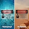 Signmission Inhalation Hazard Vapors Toxic Danger Sign, Plastic, 10in W x 7in L, 2PK OS-2PACK-DS-P-710-L-1375 - alternate 5